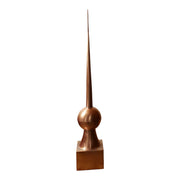 Copper Roof Finials, Decor for Exterior of Home, Copper Ball Finia