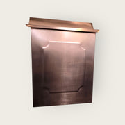 Handmade Extra Large Embossed Copper Mailbox – Flush Mount Rustic Mailbox for Outdoor Use