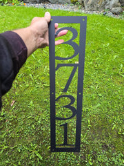 Custom Metal House Numbers