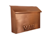 Handmade Large Copper Mailbox – Flush Mount Rustic Mailbox for Outdoor Use