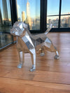 Rottweiler Sculpture, Stainless Steel Dog Sculpture, 3d Dog Sculpture