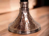 Unlacquered Hand hammered Rain Shower Head, 3.5" Copper Shower Head