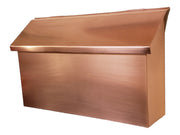 Handmade Copper Mailbox – Flush Mount Rustic Mailbox for Outdoor Use