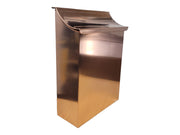 Extra large copper Mailbox with curved lid