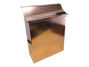 Extra large copper Mailbox with curved lid