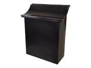 Flush Mount vertical patina Copper Mailbox