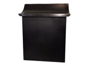 Flush Mount vertical patina Copper Mailbox