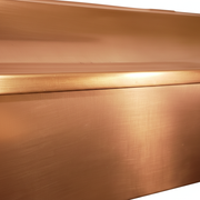 Brushed Copper Mailbox Close-up