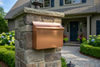 Brushed Copper Mailbox Lifestyle