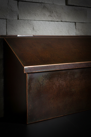 Copper Mailbox Portrait Detail