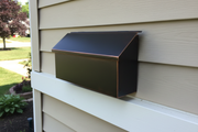 Dark Patina Mailbox on Regular Siding