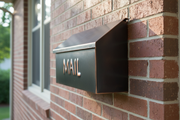 Embossed MAIL Mailbox on Brick