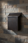 Full Copper Mailbox on Wall