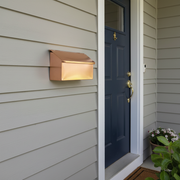 Horizontal Mailbox on House Siding