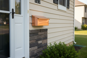 Horizontal Mailbox on Regular Siding