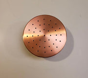 Solid Copper Shower Head – 3.5" Handmade Rainfall Shower | Cu-Copper Design