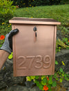 Extra Large Locking Copper Mailbox 
