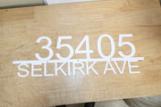 Custom Metal House Numbers - Modern Address Plaque