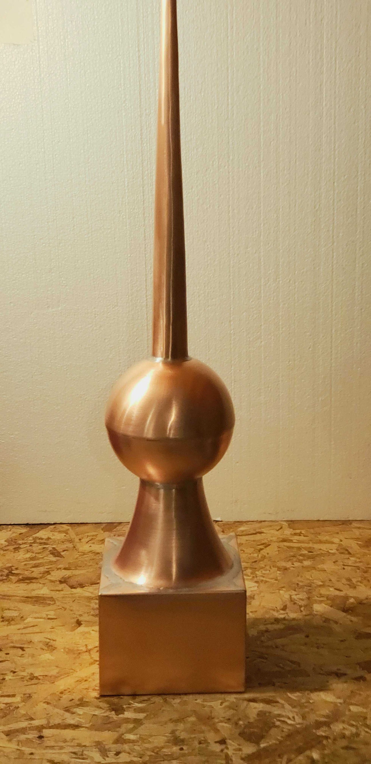 Handmade Large Patina Copper Finials for Sale| Cu-Copper Design – CU ...